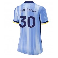 Camiseta Tottenham Hotspur Rodrigo Bentancur #30 Segunda Equipación Replica 2024-25 para mujer mangas cortas